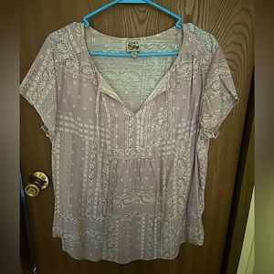 Comp Vintage | Paisley Peasant Top